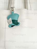 EXCLUSIVE Alice In Wonderland Genuine Leather Charm, Handmade Mad Hatter Drink Me Bottle