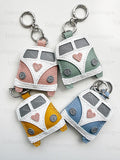 SHIPS QUICK From The US! Hippie Bus, Handmade Bag Purse Backpack Key Chain __etsy:7772965940
