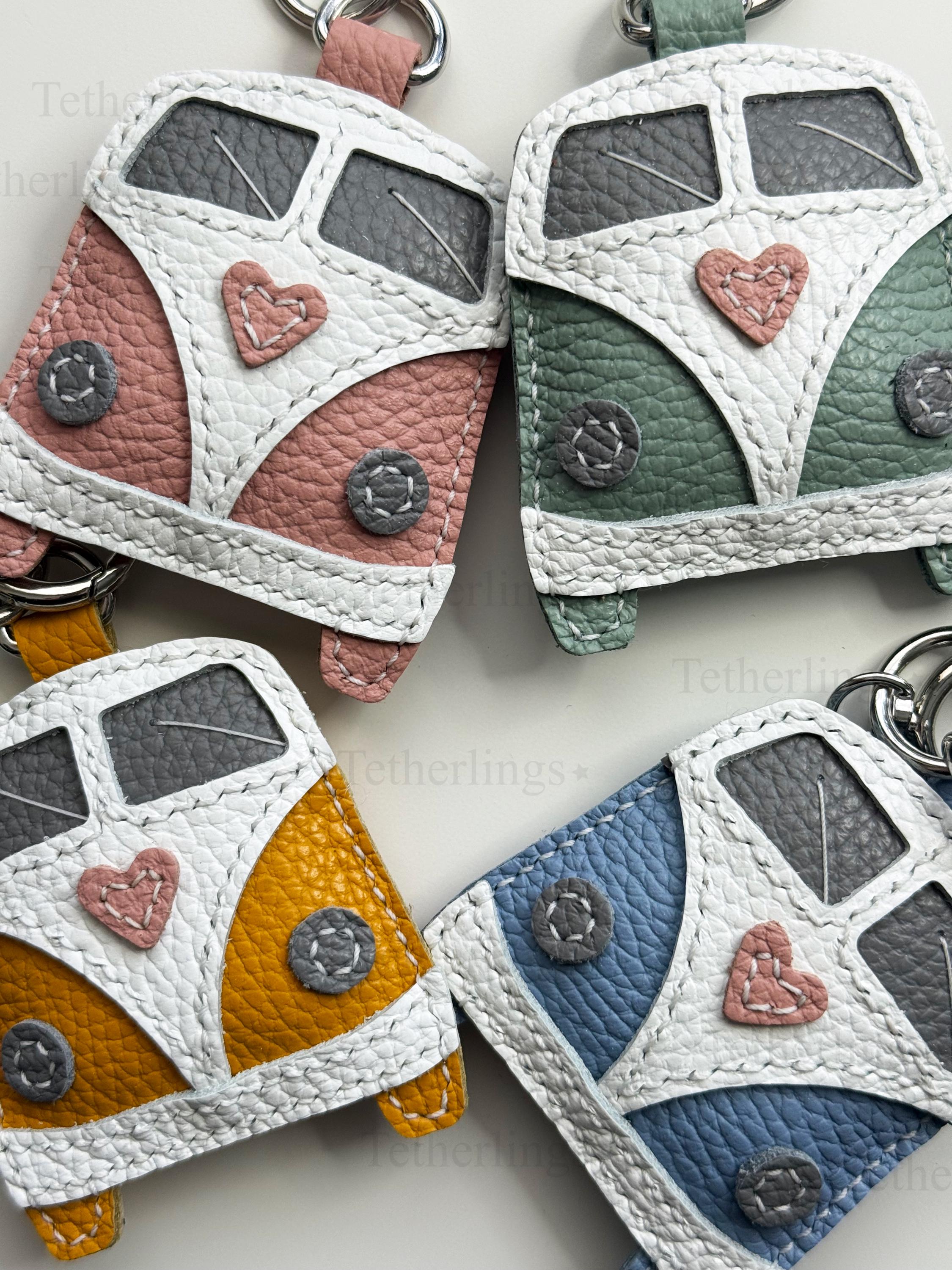 SHIPS QUICK From The US! Hippie Bus, Handmade Bag Purse Backpack Key Chain __etsy:7772965980