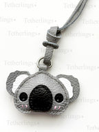 SHIPS QUICK From The US! Koala Bear Genuine Leather Charm, Handmade Bag Purse Backpack Key Chain __etsy:7820805993