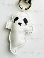 Ghost Handmade Vegan Leather Bag Charm