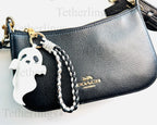 Ghost Handmade Vegan Leather Bag Charm
