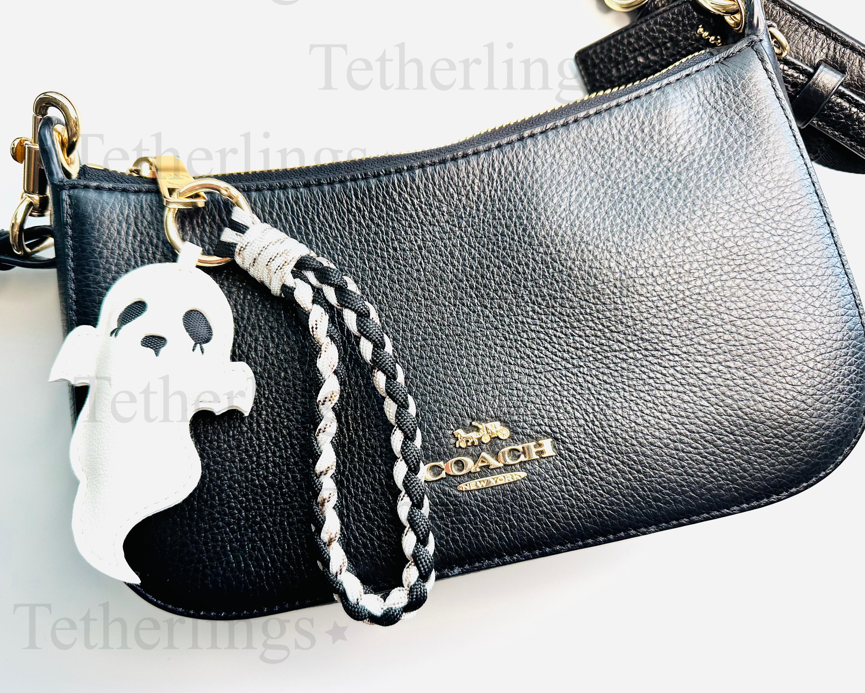 Ghost Handmade Vegan Leather Bag Charm
