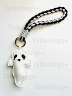 Ghost Handmade Vegan Leather Bag Charm