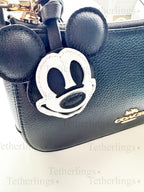 Mickey Handmade Genuine Leather Bag Charm