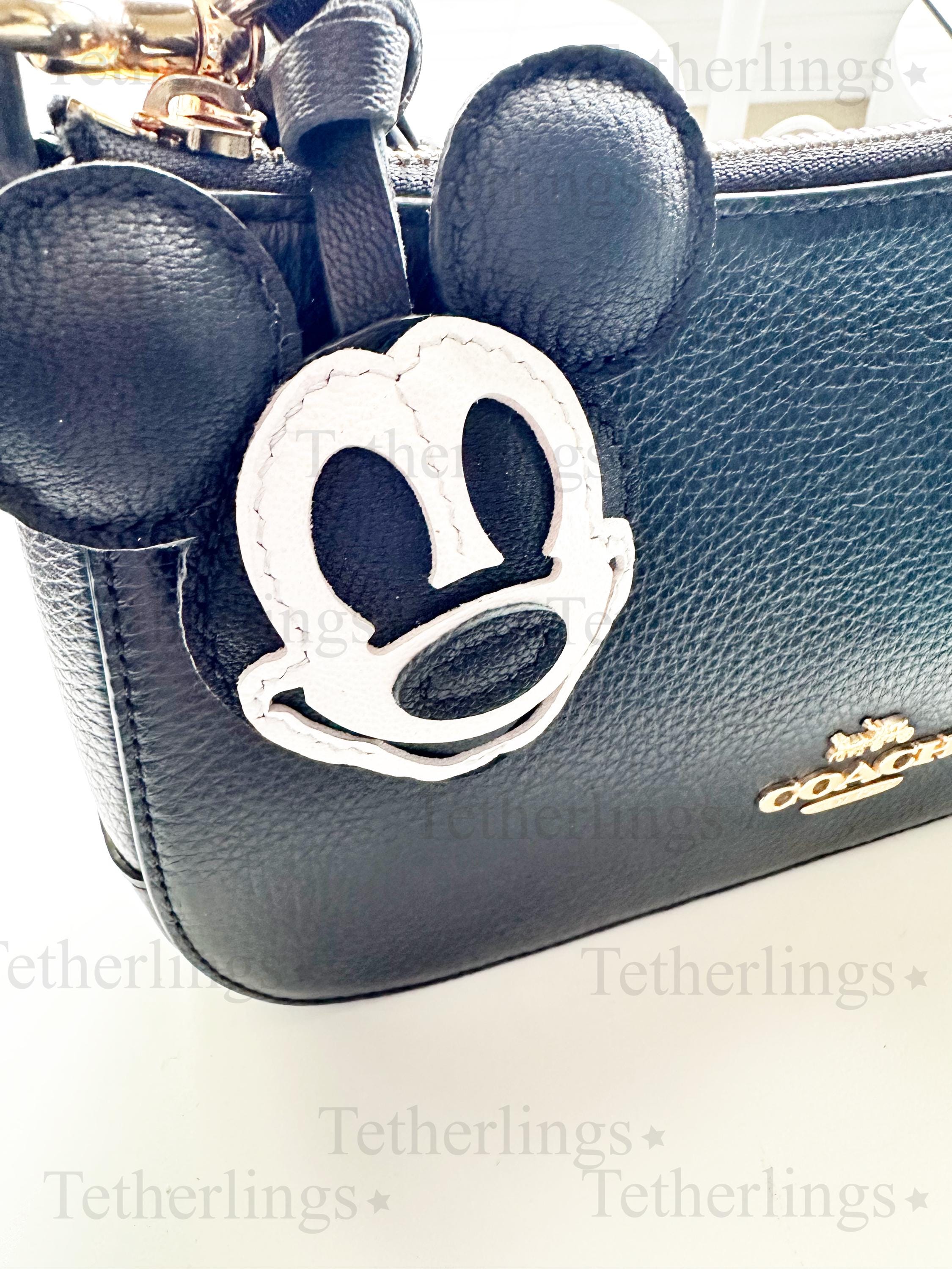 Mickey Handmade Genuine Leather Bag Charm