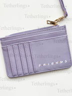 Friends Peep Hole Frame Vegan Leather Wallet Wristlet