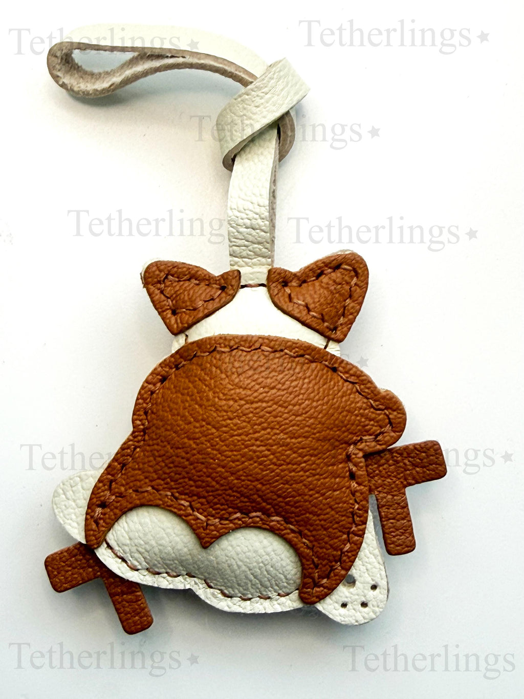 Corgi Butt Handmade Genuine Leather Bag Charm
