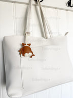 Corgi Butt Handmade Genuine Leather Bag Charm