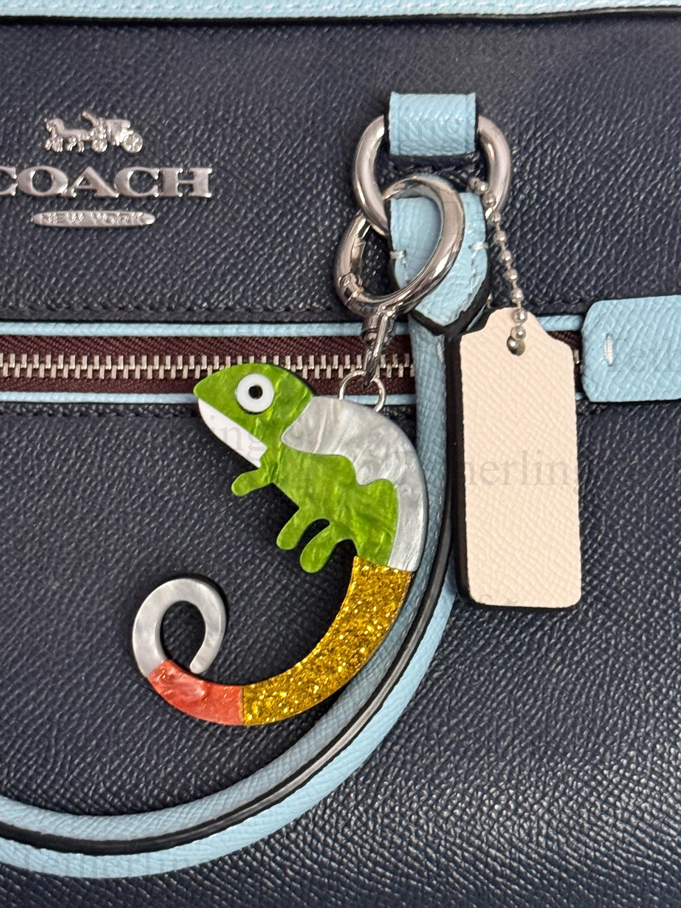Acrylic Gecko Lizard Pendant Brooch and Keychain