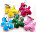 Exclusive Colors! Balloon Dogs Genuine Leather Charm, Handmade Bag Purse Backpack Key Chain
