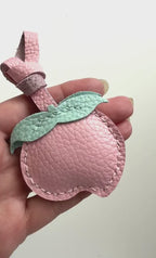 Peach Fruit Leather Bag Charm